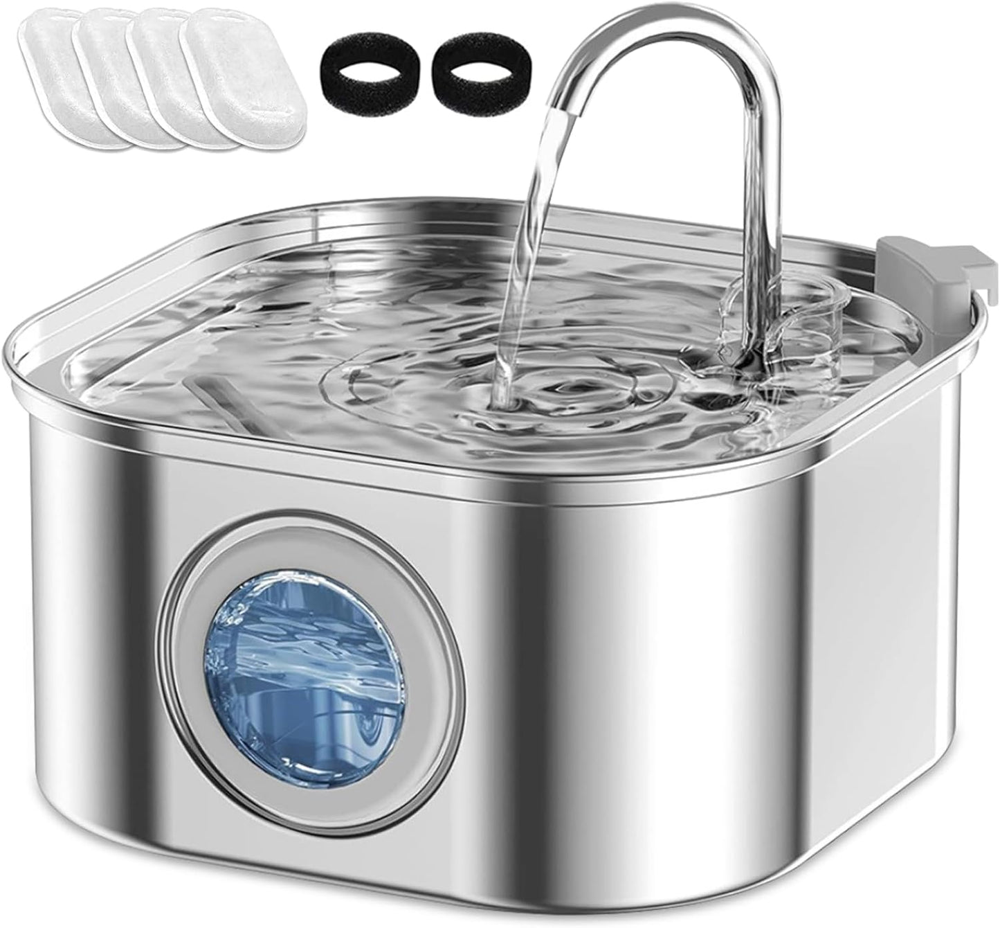 Aquaflow Roestvrijstalen Kattenfontein